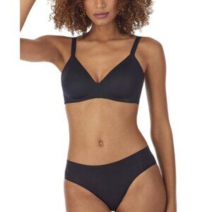 Dkny Women's Litewear Active Comfort Wirefree Bra DK7934 Black NWT